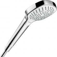 Hansgrohe 04948400 - Croma Select E Handshower 110 3-Jet, 2.5 GPM in White / Chrome