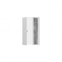 Hansgrohe 56088700 - XtraStoris Rock Wall Niche with Tileable Door 12''x 6''x 5.5'' in Ma
