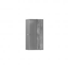 Hansgrohe 56082800 - XtraStoris Rock Wall Niche with Tileable Door 12''x 6''x 4'' in Brus