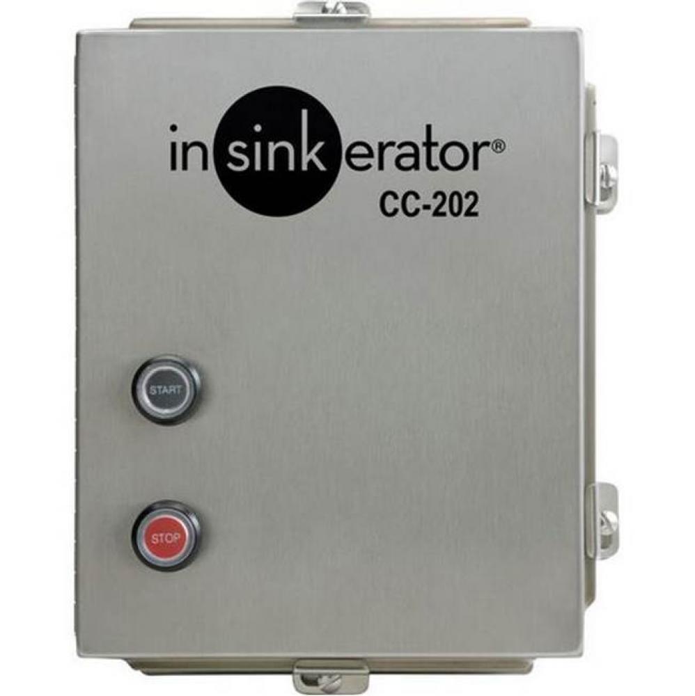 Control Center CC-202, automatic reverse with start/stop push buttons, for SS-50 to SS-1000 dispos