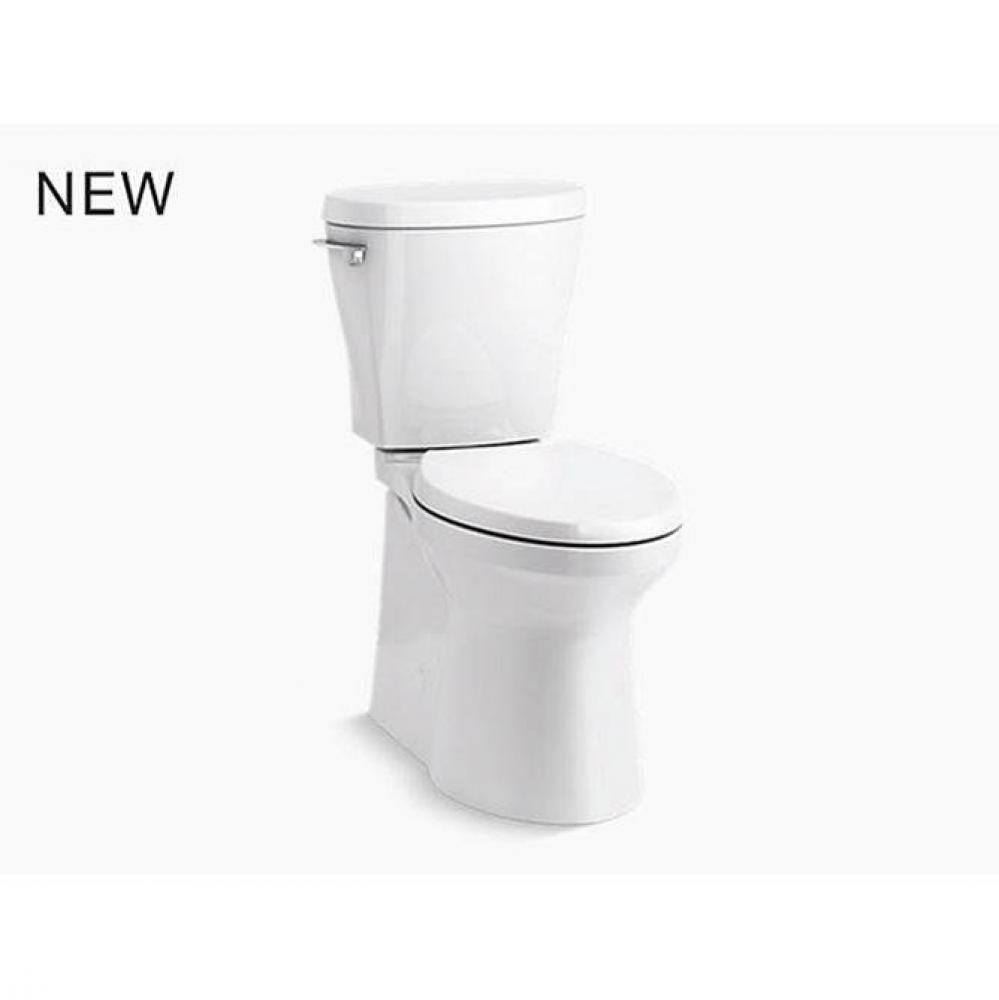 Betello® Two-piece elongated toilet with skirted trapway, 1.28 gpf