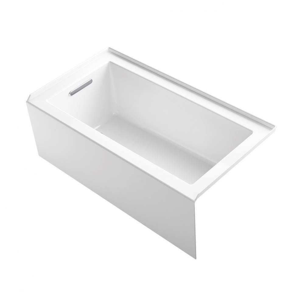 Underscore® 60'' x 32'' alcove bath with integral apron, integral flange,