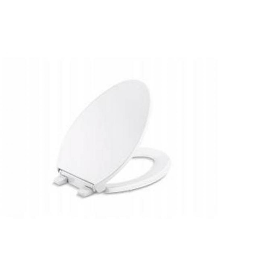 Border® ReadyLatch® Quiet-Close™ elongated toilet seat with antimicrobial agent