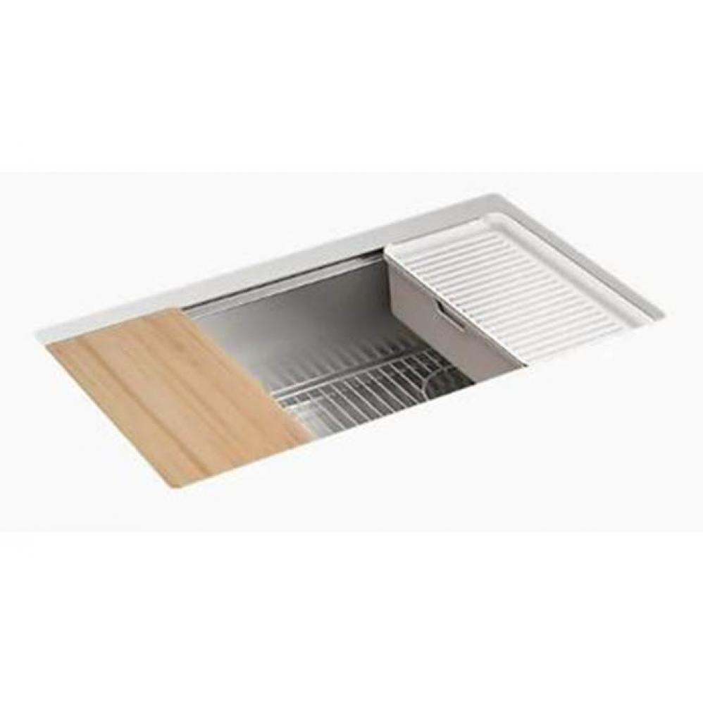Strive® 32'' undermount single-bowl workstation kitchen sink