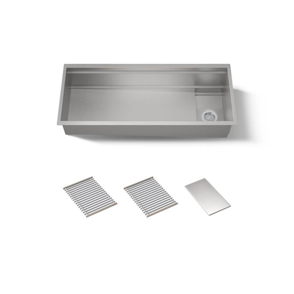45-3/4'' undermount single-bowl kitchen sink