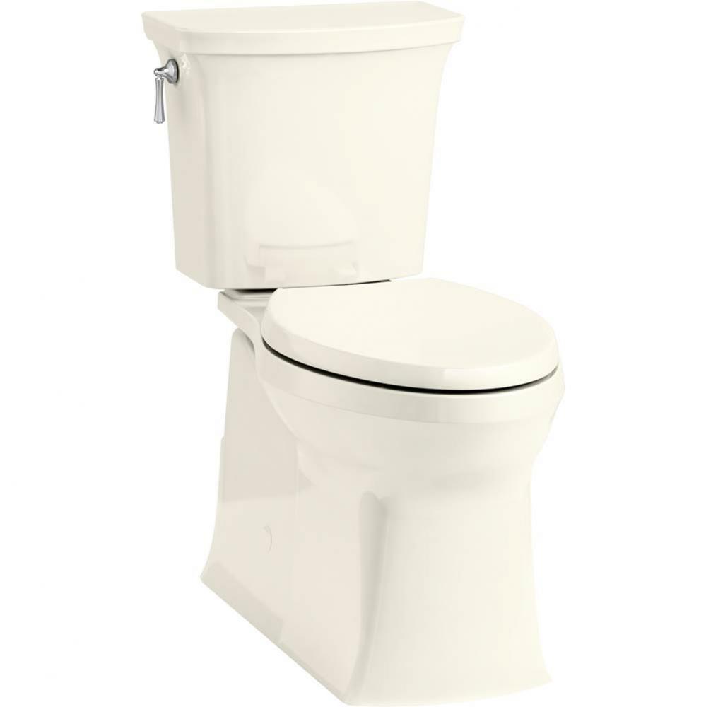 Corbelle® ContinuousClean XT two-piece elongated toilet with skirted trapway, 1.28 gpf