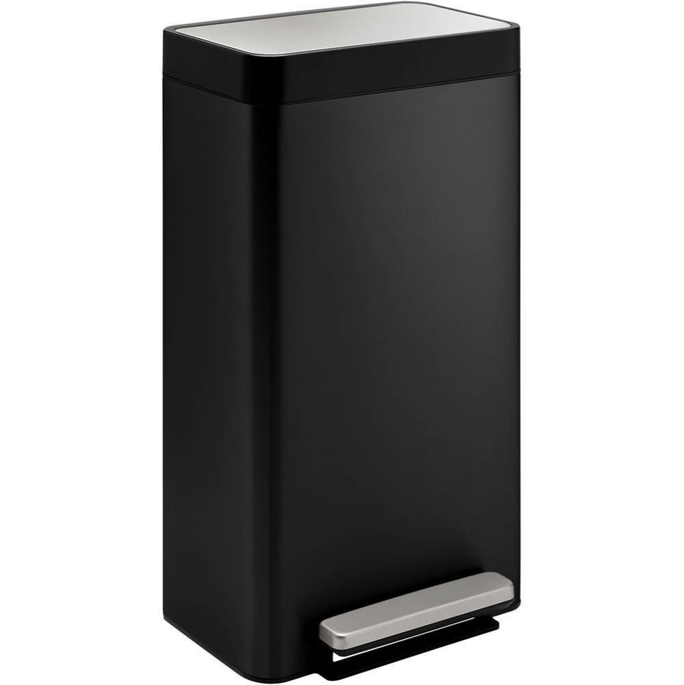 8-gallon loft stainless steel step trash can