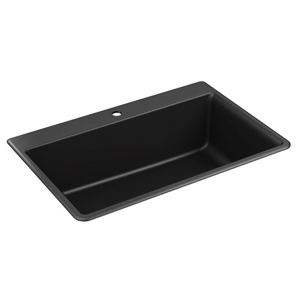 Kennon® 33'' top-/undermount single-bowl kitchen sink