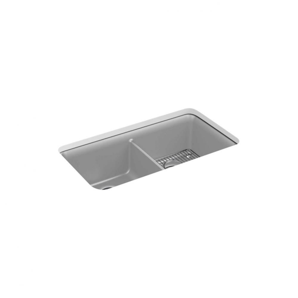 Cairn® 33-1/2'' undermount double-bowl kitchen sink