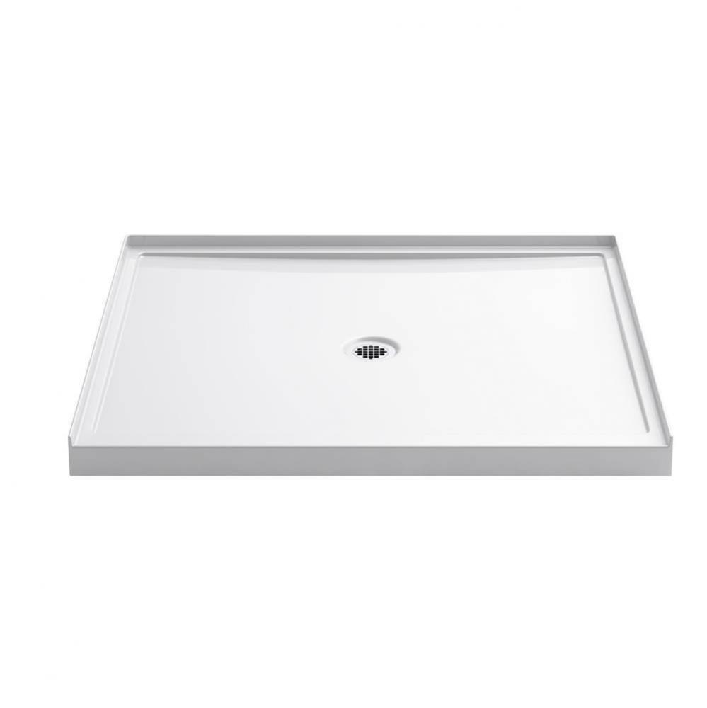 Rely® 48'' x 42'' alcove shower base, center drain
