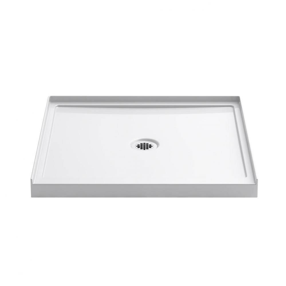 Rely® 36'' x 34'' alcove shower base, center drain