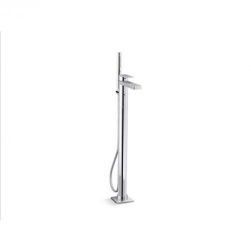 Parallel® Floor-mount bath filler trim with handshower