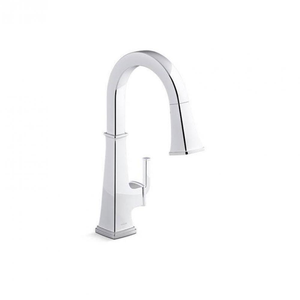 Riff® Pull-down kitchen sink faucet with three-function sprayhead