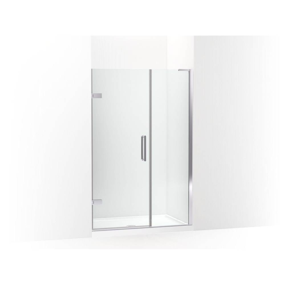 Composed™ Frameless pivot shower door, 71-3/4'' H x 45-1/4 - 46'' W, with 3/