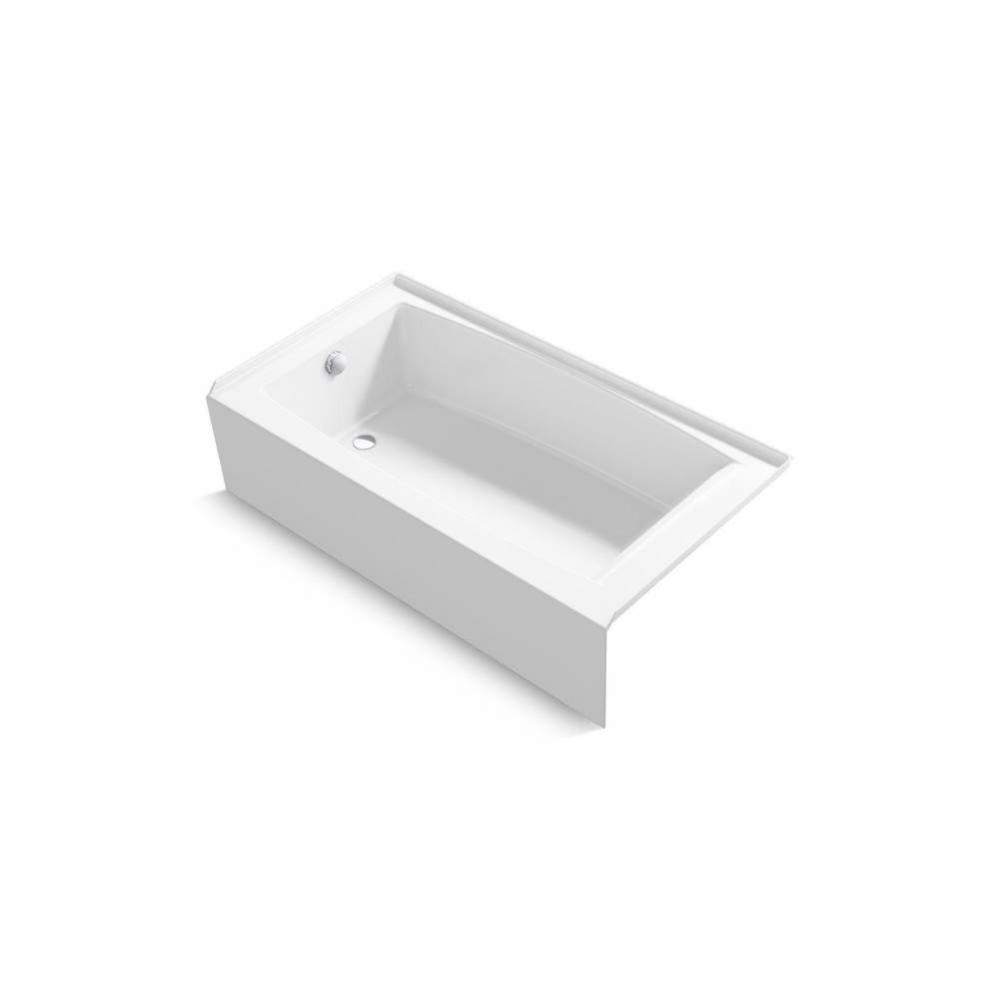 Entity® 60'' x 32'' alcove bath with left drain