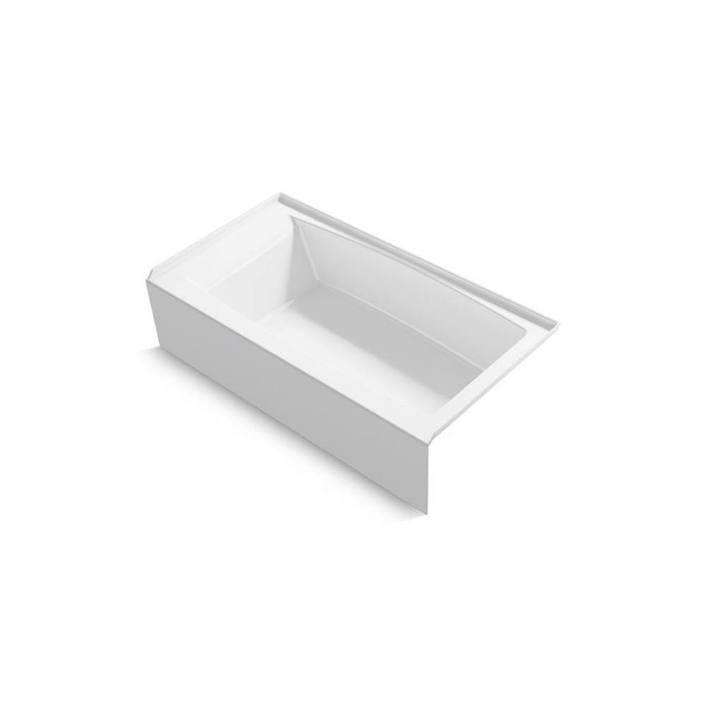 Entity® 60'' x 32'' alcove bath with right drain
