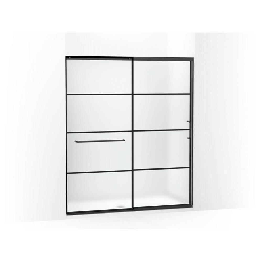 Elate® Sliding shower door, 75-1/2'' H x 62-1/4 - 65-5/8'' W, with heavy