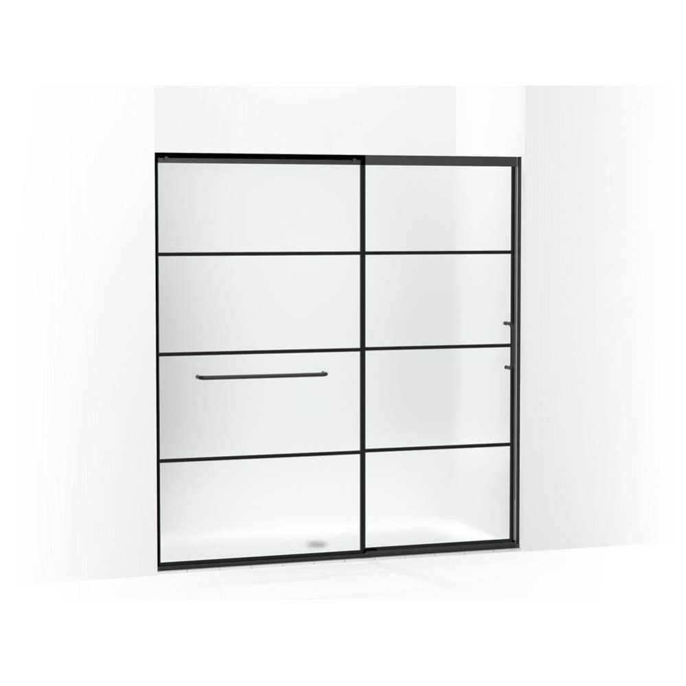 Elate® Sliding shower door, 75-1/2'' H x 68-1/4 - 71-5/8'' W, with heavy