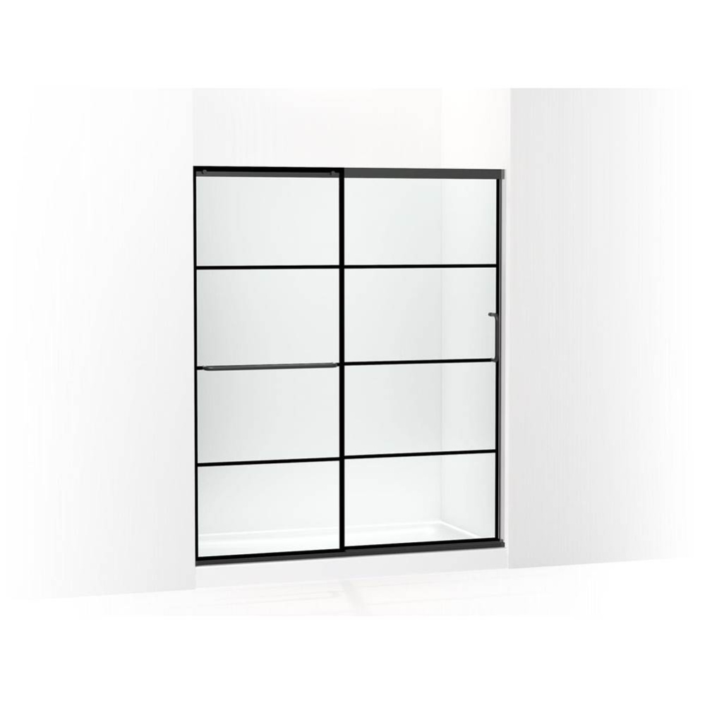 Elate® Sliding shower door, 70-1/2'' H x 56-1/4 - 59-5/8'' W, with 1/4&ap