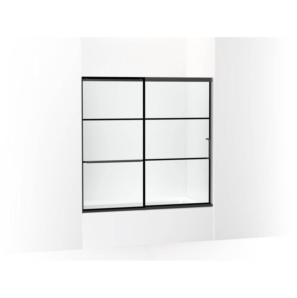 Elate® Sliding bath door, 56-3/4'' H x 56-1/4 - 59-5/8'' W, with 1/4&apos