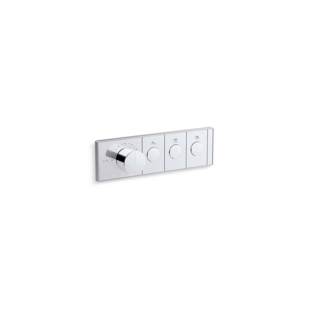 Anthem® Three-outlet recessed mechanical thermostatic valve control
