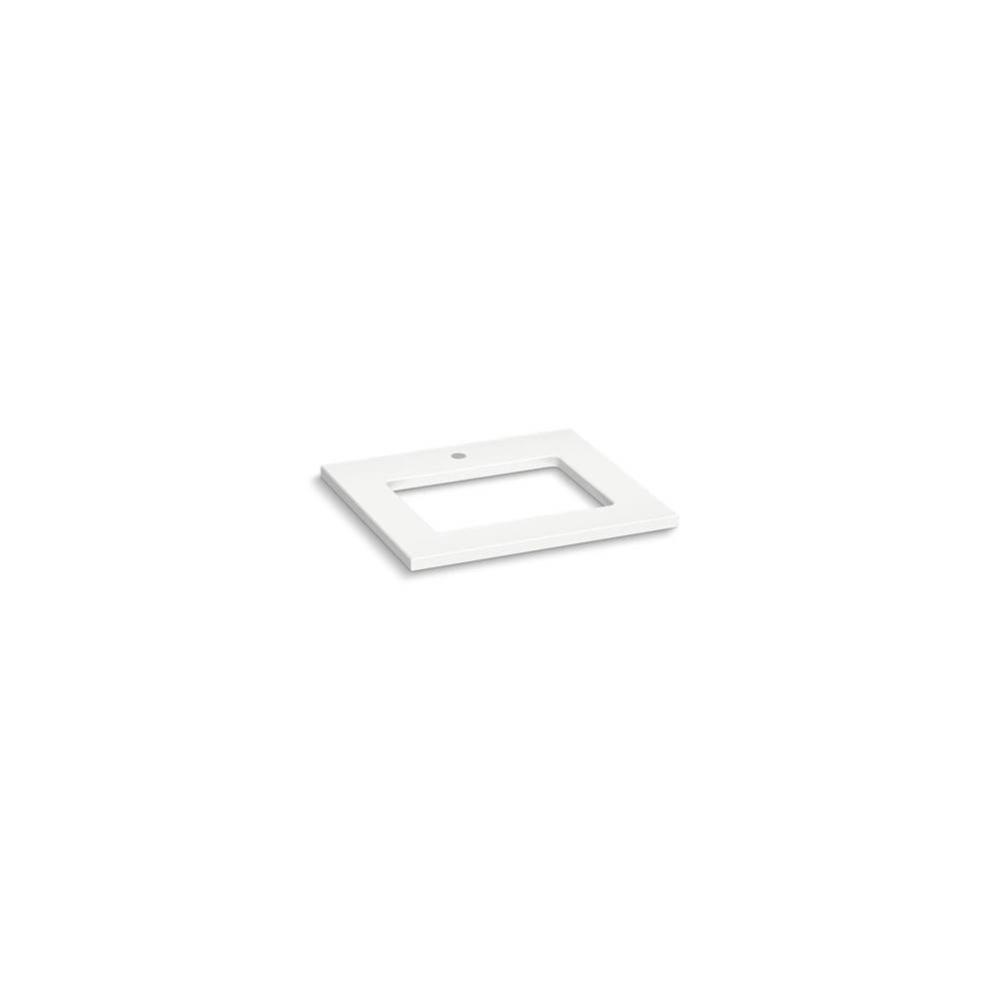 Silestone® 25'' quartz vanity top with rectangular cutout