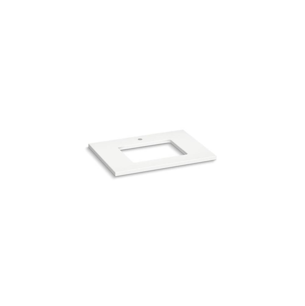 Silestone® 31'' quartz vanity top with rectangular cutout