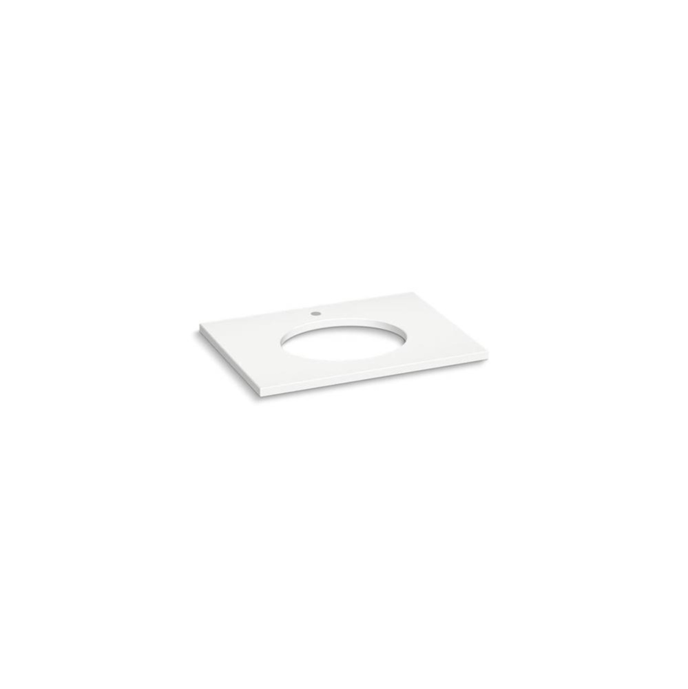 Silestone® 31'' quartz vanity top with oval cutout
