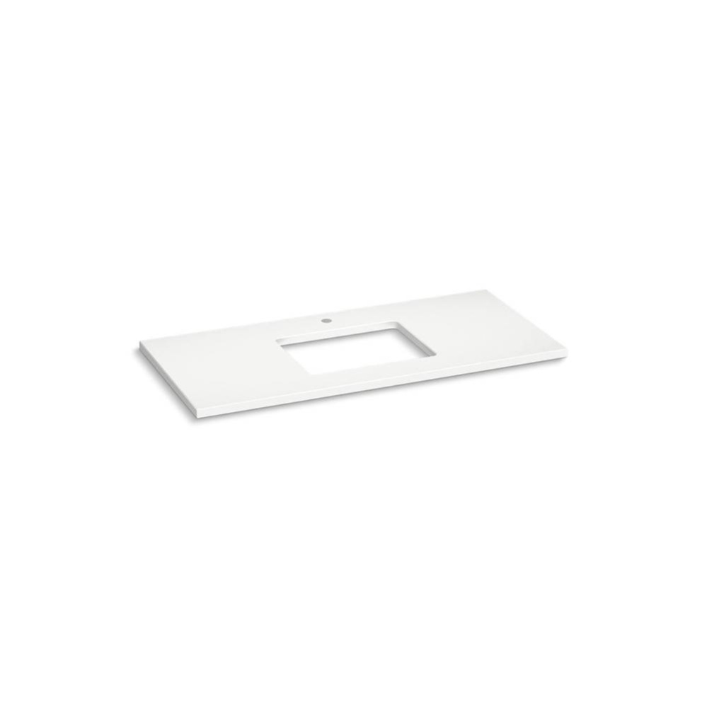 Silestone® 49'' quartz vanity top with rectangular cutout