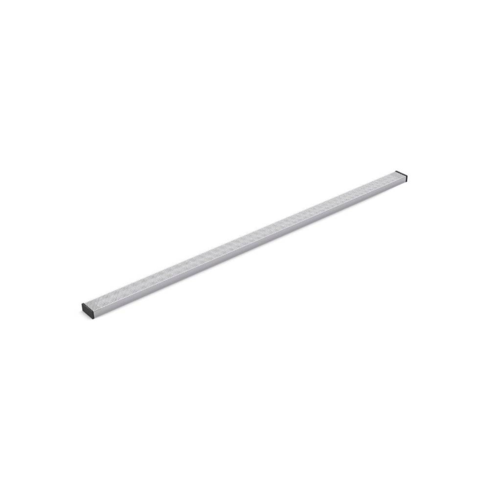 2-1/2'' x 60'' linear drain grate with perforated pattern
