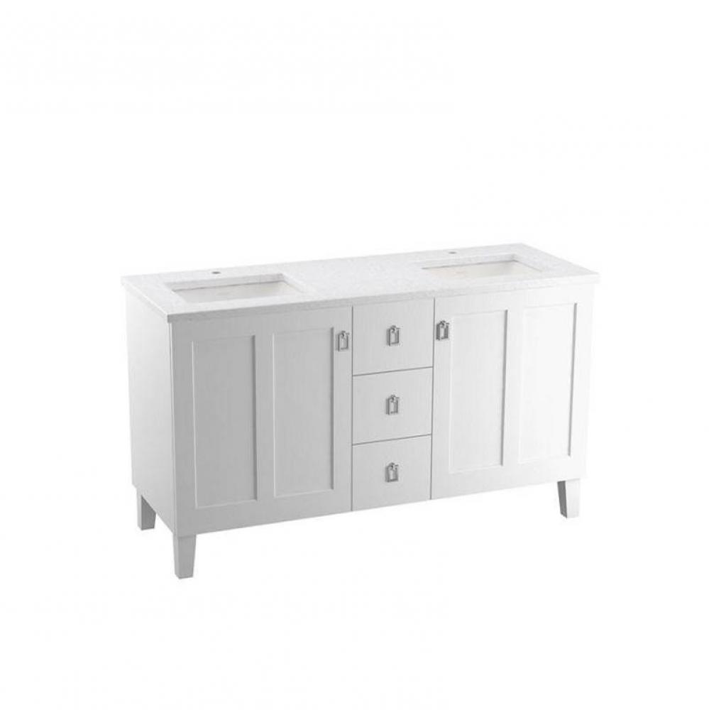 Poplin® 60'' bathroom vanity cabinet