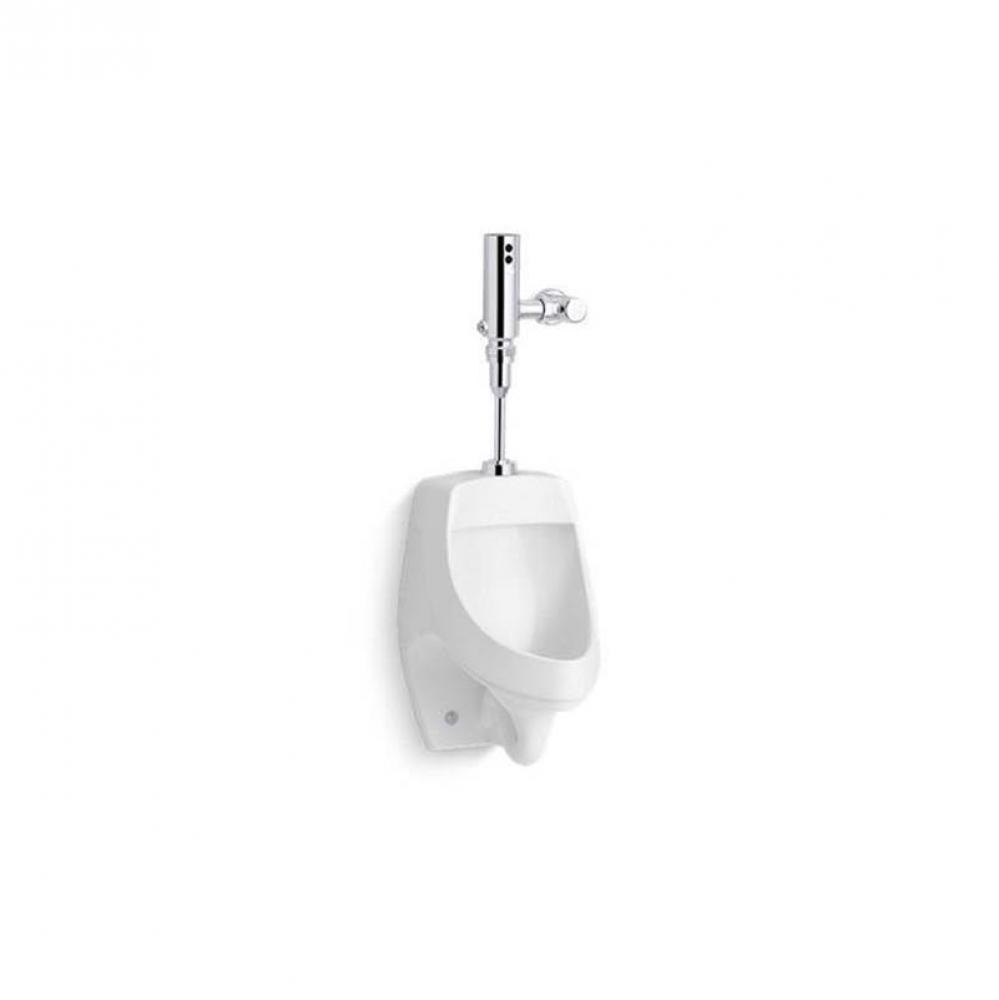 Dexter™ Antimicrobial urinal with Mach® Tripoint® touchless DC 0.5 gpf flushometer