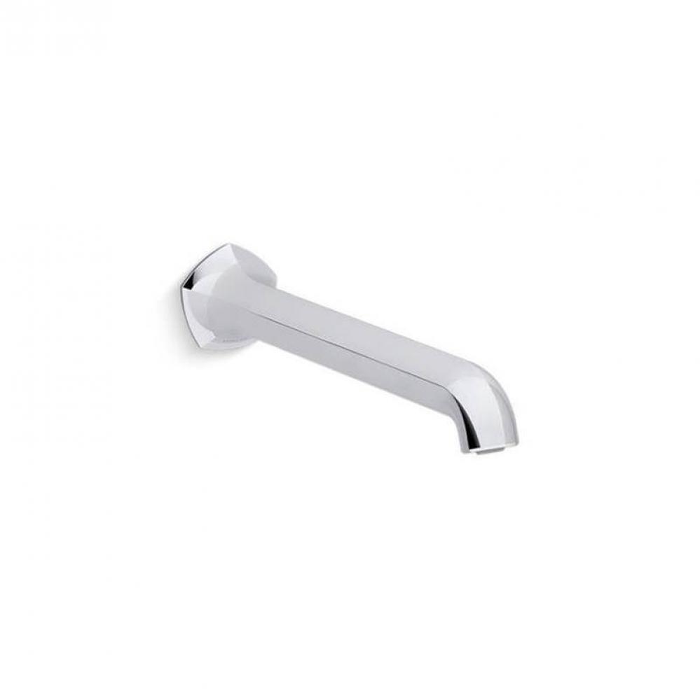 Occasion® Wall-mount bath spout with Straight design, 12''