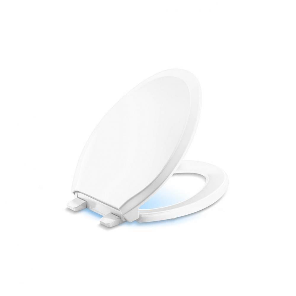 Rutledge® Nightlight ReadyLatch® Quiet-Close™ elongated toilet seat