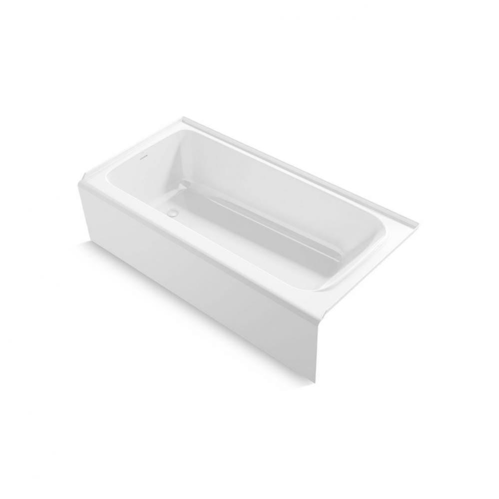 Avec™ 72'' x 36'' alcove bath, left drain