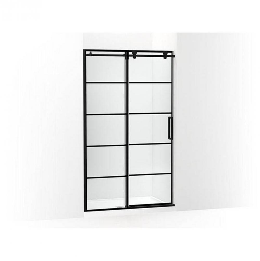 Composed™ Sliding shower door, 78'' H x 44-1/8 - 47-7/8'' W, with 3/8'&
