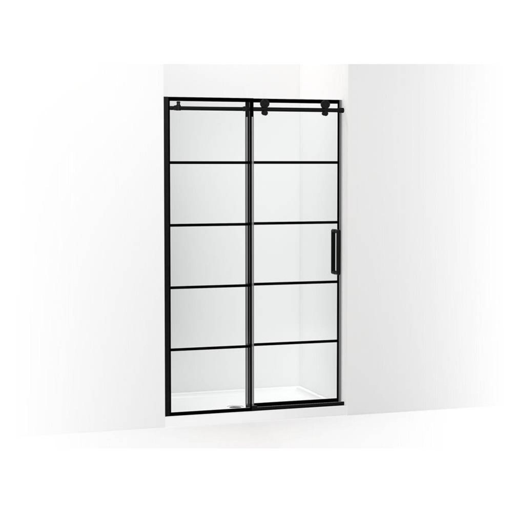 Composed™ Sliding shower door, 78'' H x 44-1/8 - 47-7/8'' W, with 3/8'&