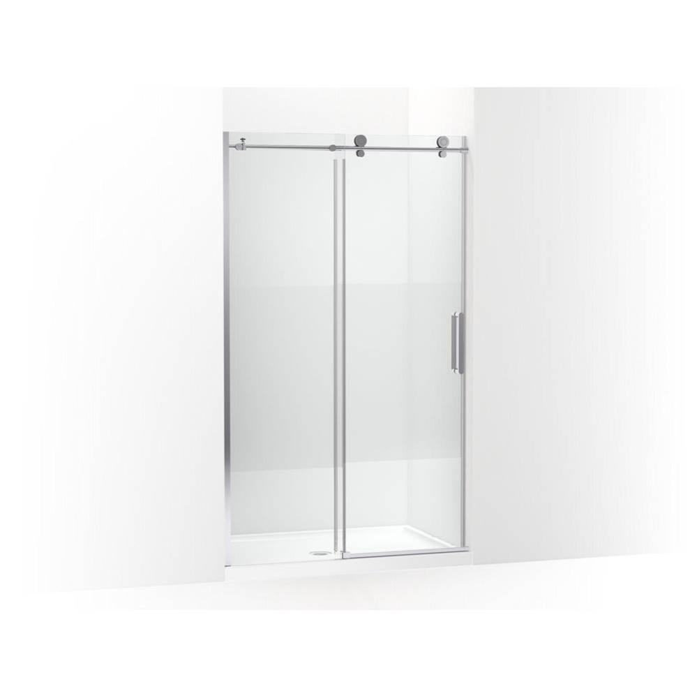 Composed™ 78'' H sliding shower door with 3/8''-thick glass