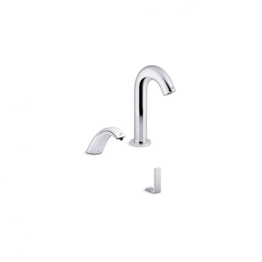 Oblo™ Curve Touchless lavatory faucet and soap dispenser with Kinesis® sensor technology, A