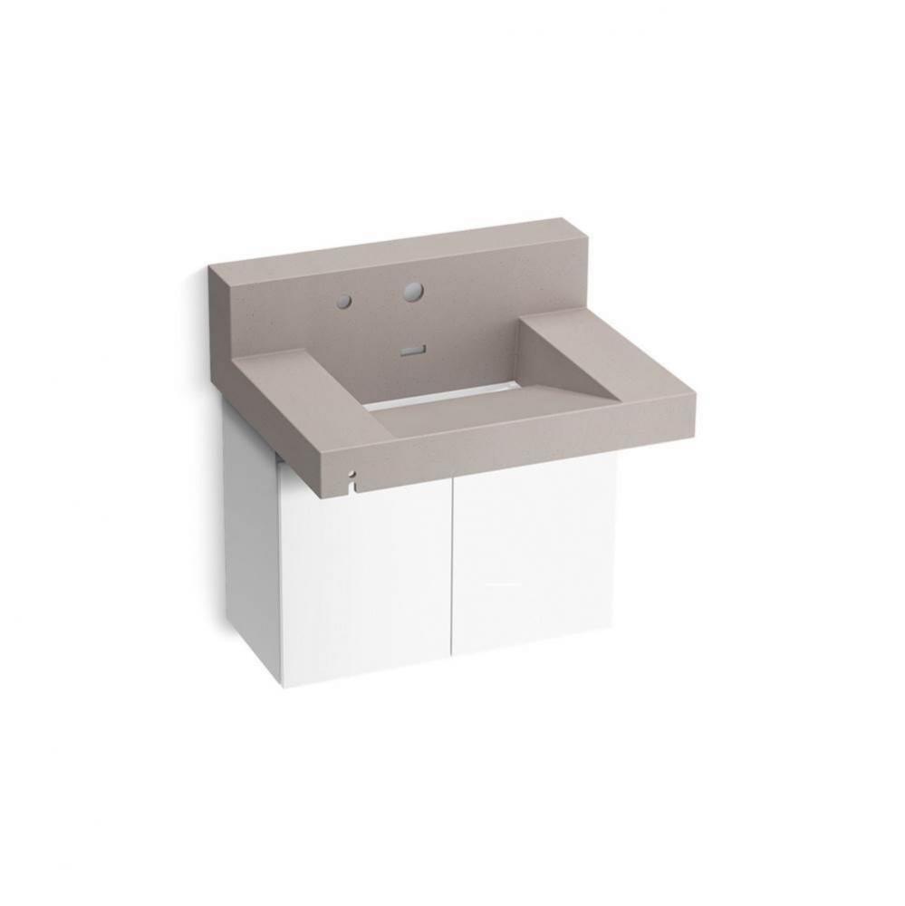 Constellation™ 30'' wall-mount lavatory system with backsplash