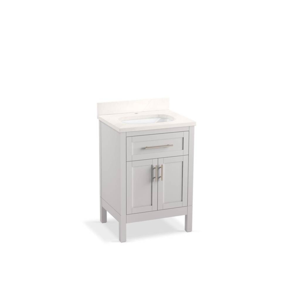 Hadron™ 24'' bathroom vanity cabinet with sink and quartz top