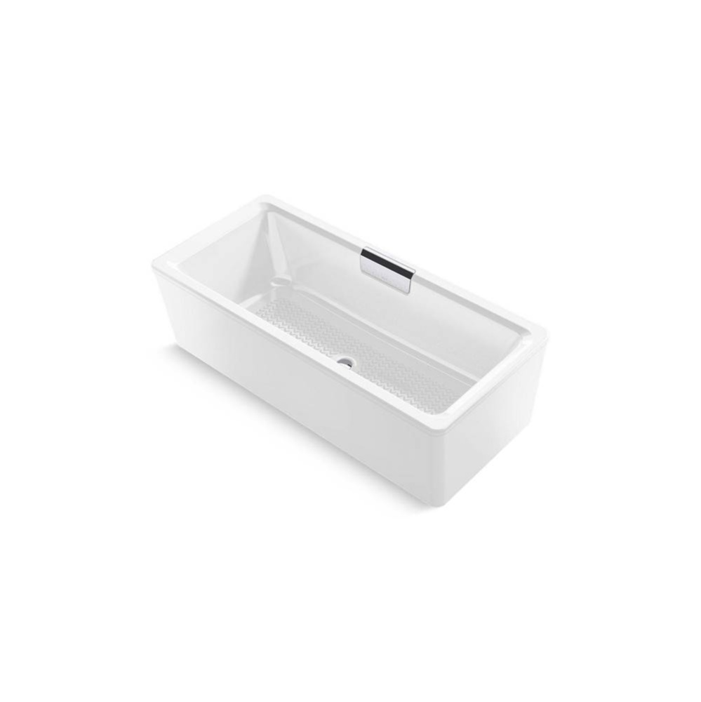 Volute™ 63'' x 28-3/8'' freestanding bath with shroud
