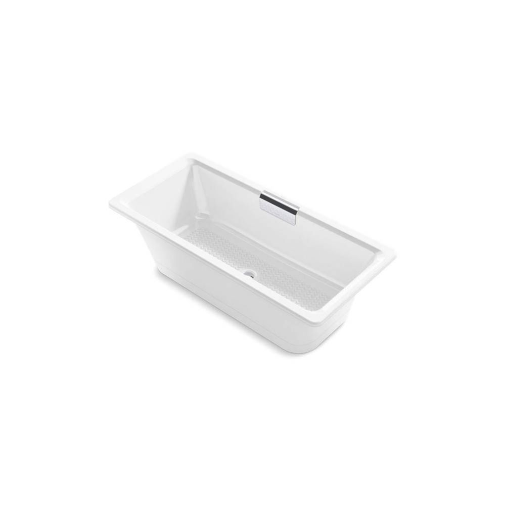 Volute™ 63'' x 28-3/8'' freestanding bath with base