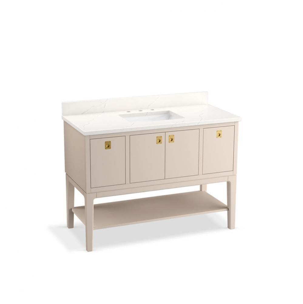 Seagrove® by Studio McGee 48'' bathroom vanity cabinet with sink and quartz top