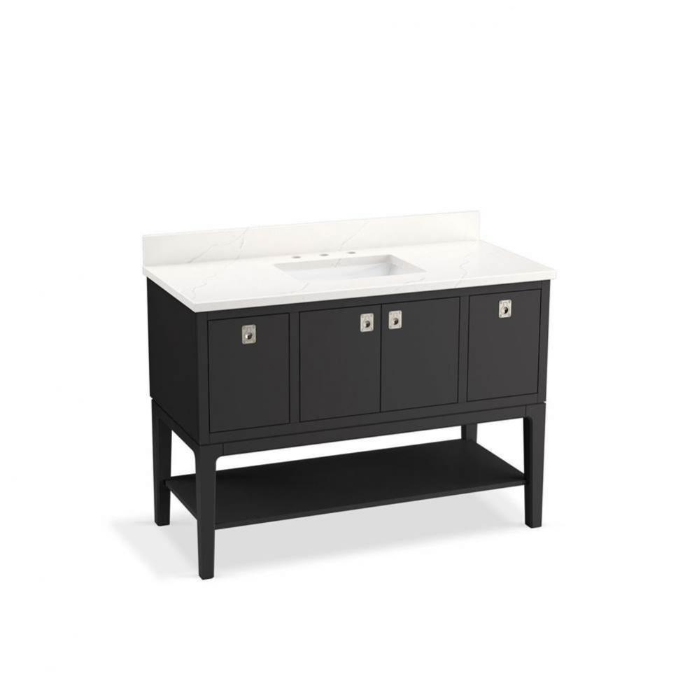 Seagrove® by Studio McGee 48'' bathroom vanity cabinet with sink and quartz top