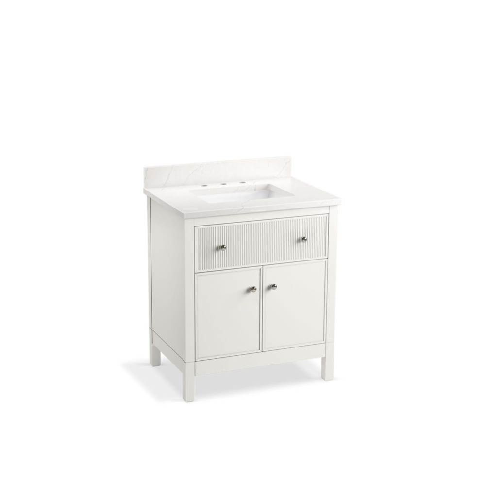 Malin™ by Studio McGee 30'' bathroom vanity cabinet with sink and quartz top