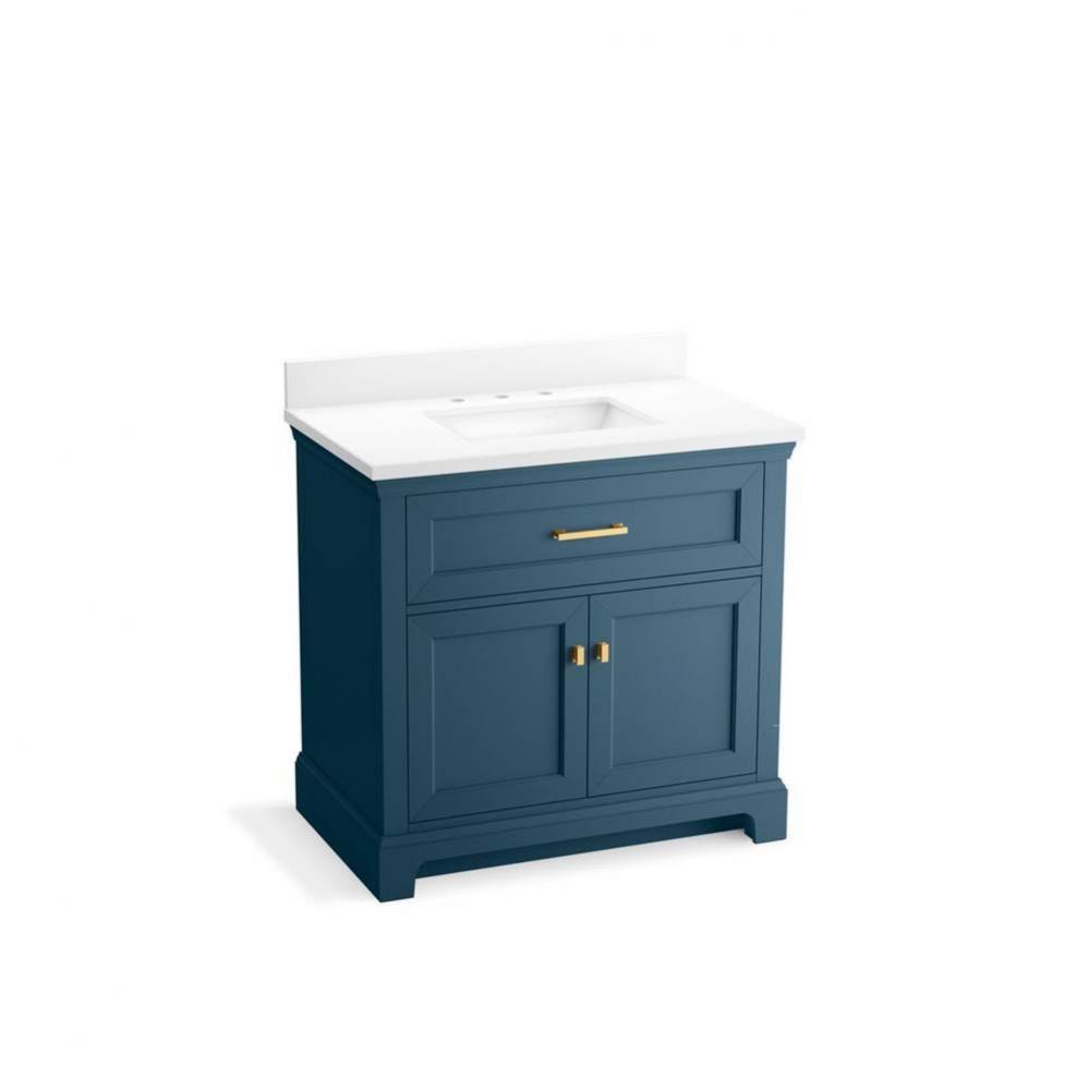 Charlemont™ 36'' bathroom vanity cabinet with sink and quartz top