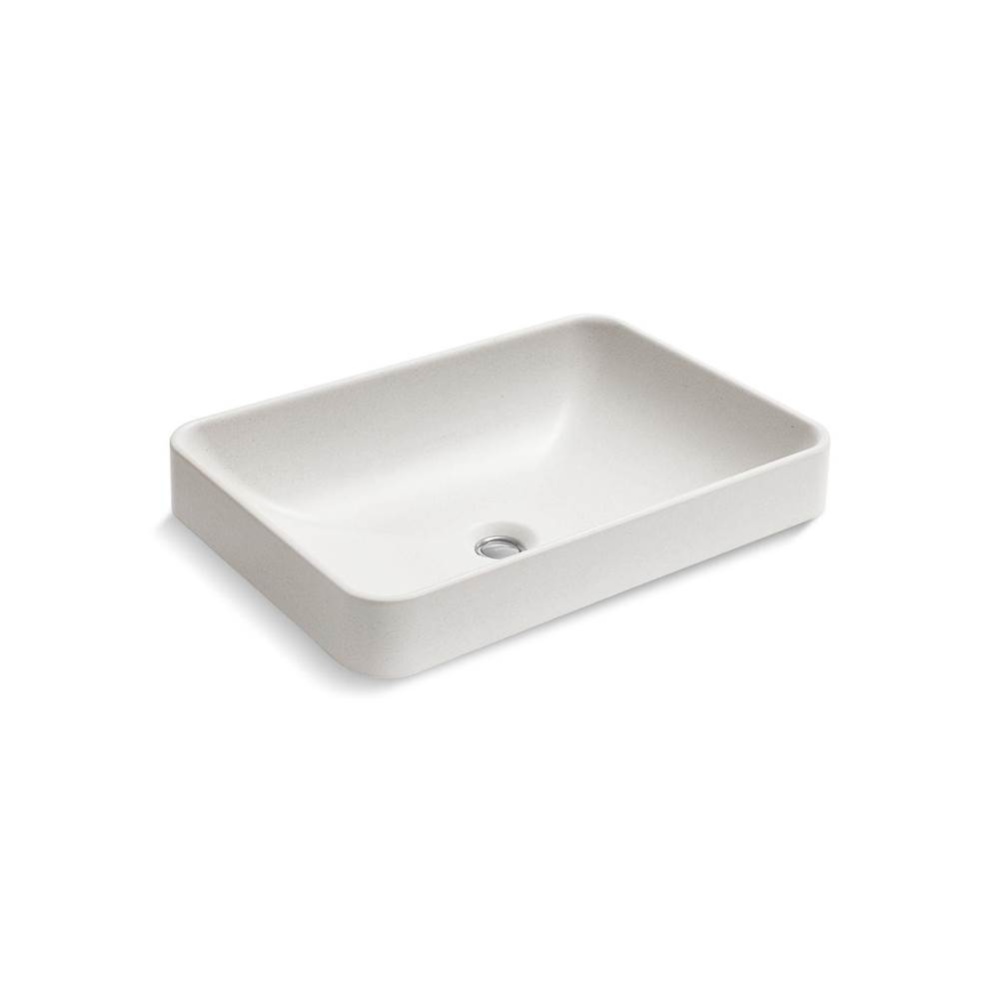 23'' rectangular vessel bathroom sink, no overflow