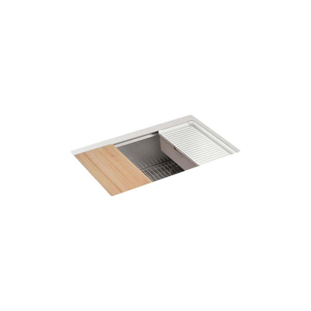 Strive® 29'' undermount single-bowl workstation kitchen sink