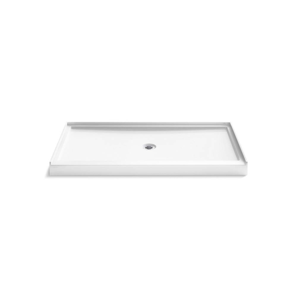 Stoneridge 66'' X 36'' Alcove Shower Base Center Drain
